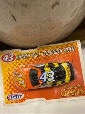 Vintage die cast car #43 Cheerios 2001